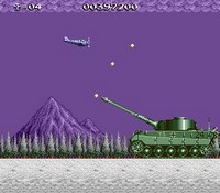 une photo d'Ã©cran de P-47 The Freedom Fighter sur Nec PC Engine